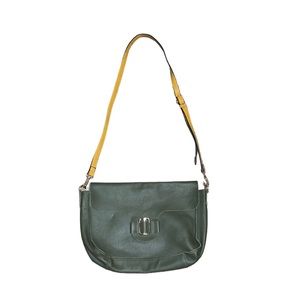 Falor forest green crossbody bag